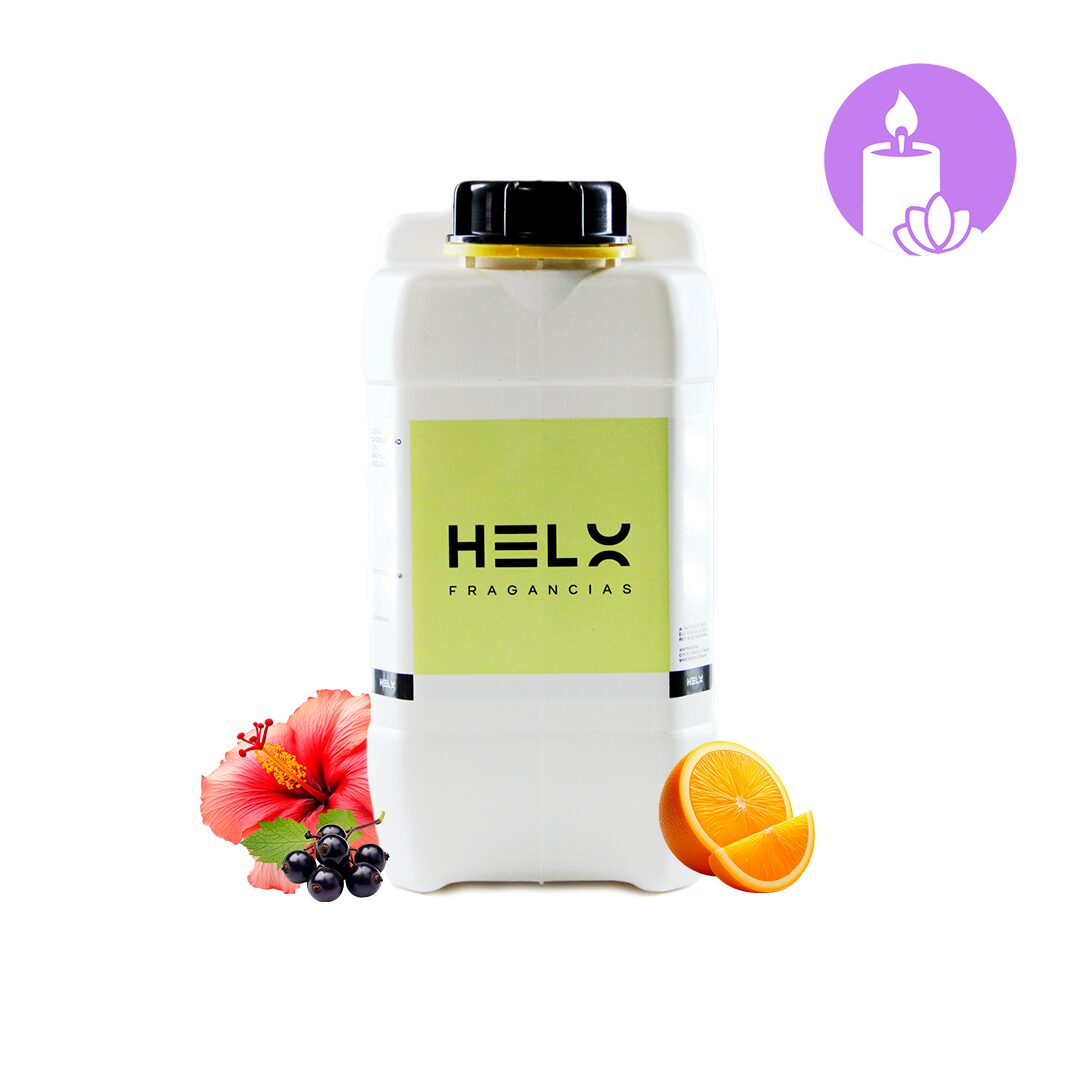 Vela de soja Hawaian Hibiscus en envase 5 Litros. Formato 5 Litros para emprendedores y uso en locales comerciales.