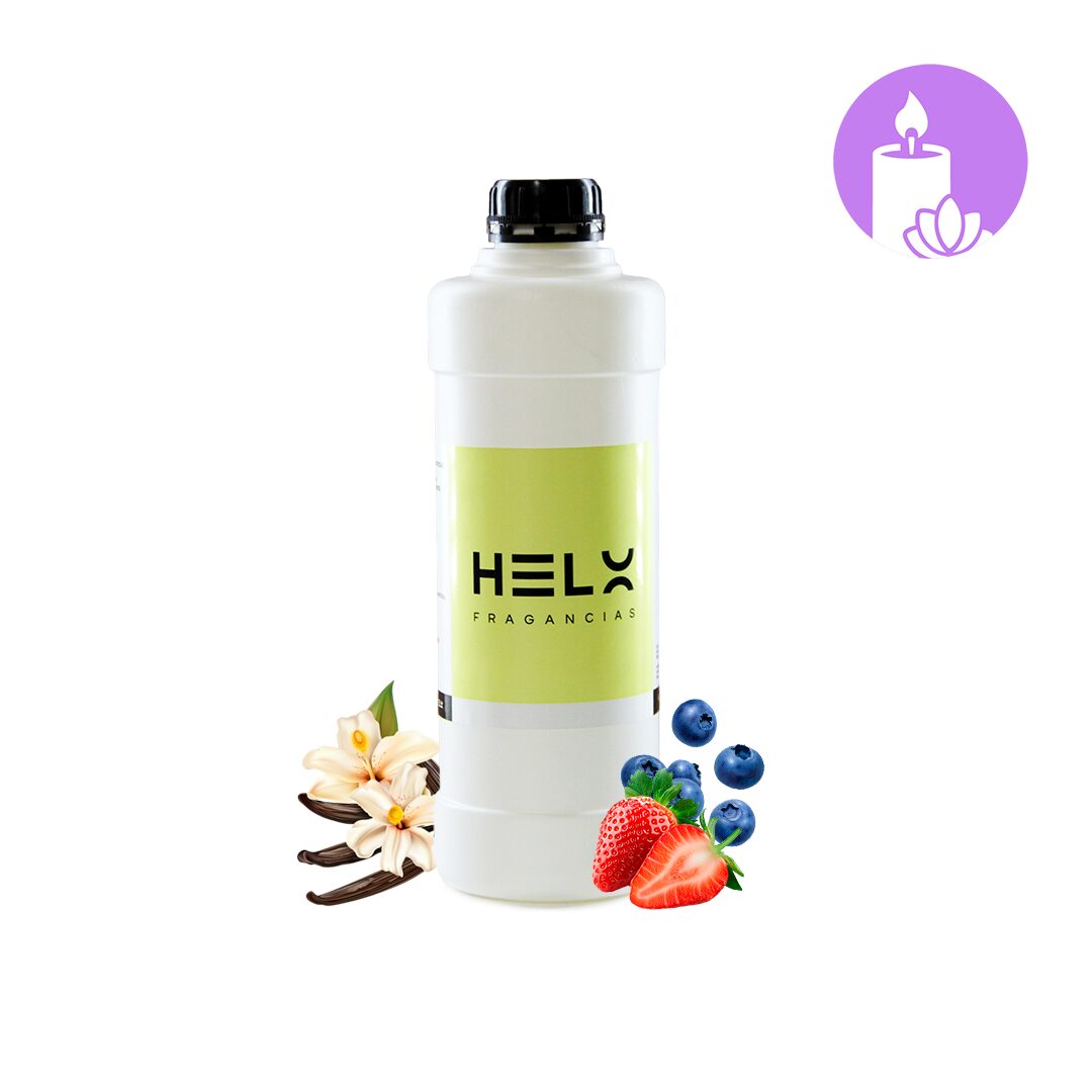 Vela de soja Tarta de Arándanos en envase 1 Litro. Aroma dulce y afrutado que evoca repostería casera.