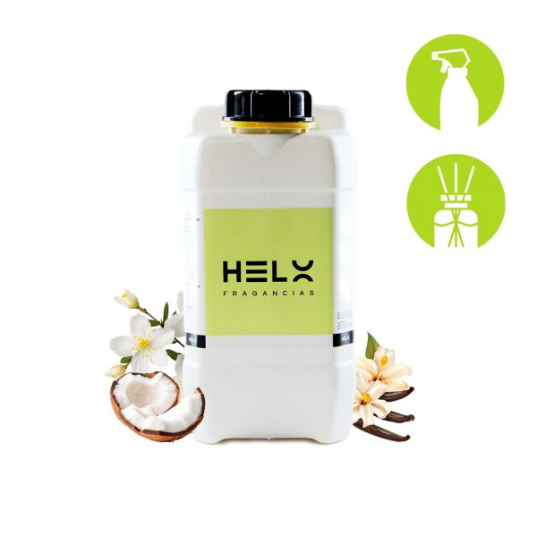 Perfumina Flor Blanca y Tiare en envase 5 Litros — formato 5 Litros para emprendedores y uso comercial.