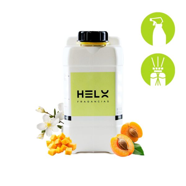 Perfumina Melocotón y Mango en envase 5 Litros — formato 5 L para emprendedores y uso comercial.