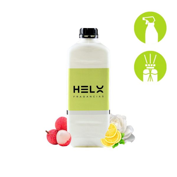 Perfumina Rosa Blanca y Litchi en envase 2 Litros — fragancia elegante para perfuminas y difusores.