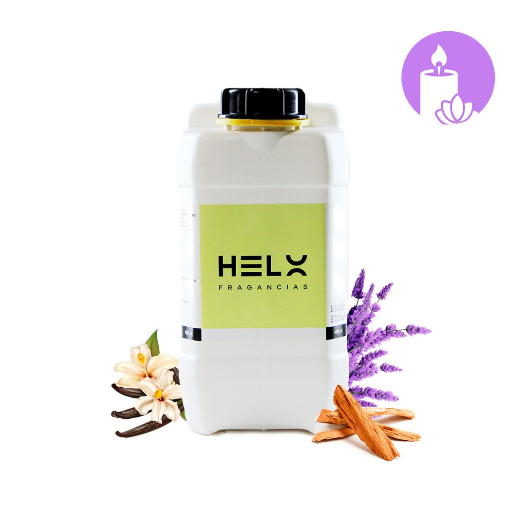 Vela de soja Vainilla Sándalo en envase 5 Litros. Formato 5 Litros para emprendedores y uso en comercios.