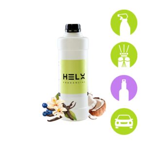 perfumina aroma blueberry melocoton y menta en envase de 1 litro