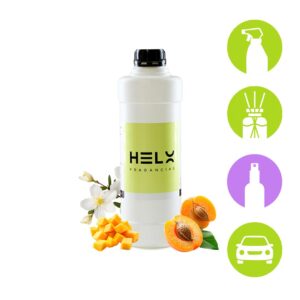 perfumina aroma melocoton y mango en envase de 1 litro