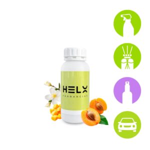 perfumina aroma melocoton y mango en envase de 500 mililitros