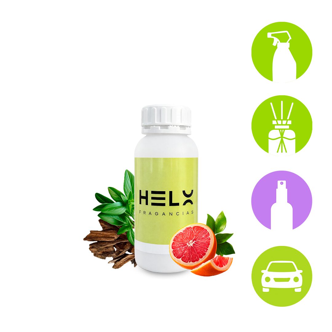 perfumina aroma salvia y papiro en envase de 500 mililitros