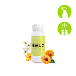 perfumina aroma melocoton y mango en envase de 500 mililitros