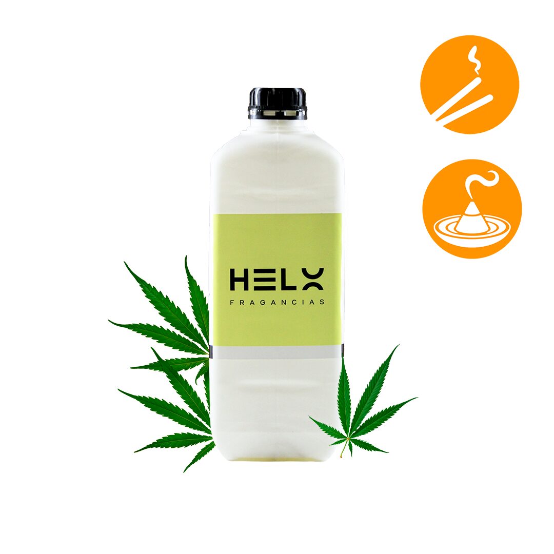 Sahumerio Hojas de Cannabis en envase 2 Litros. Aroma herbal y verde para aromatizar espacios