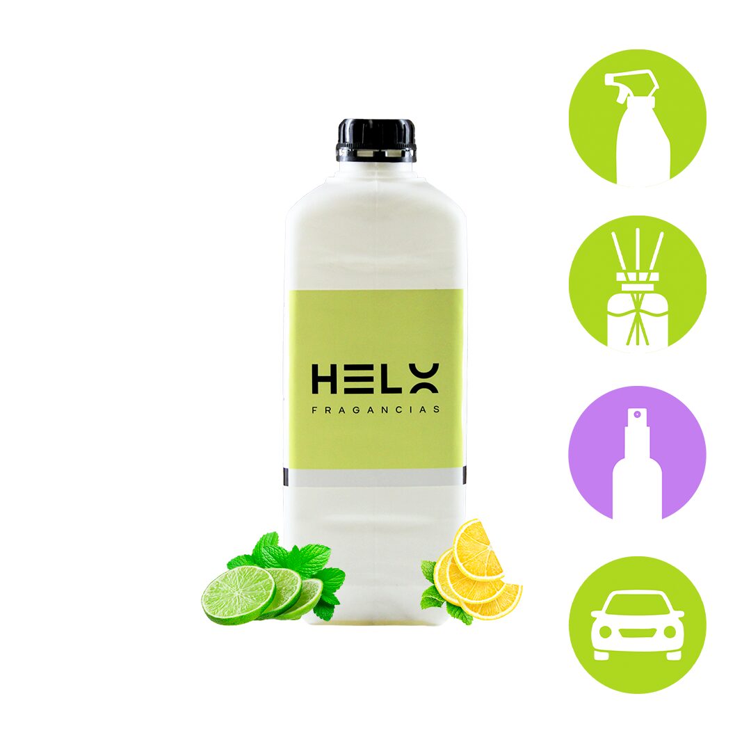 perfumina aroma lima y menta en envase 2 litros