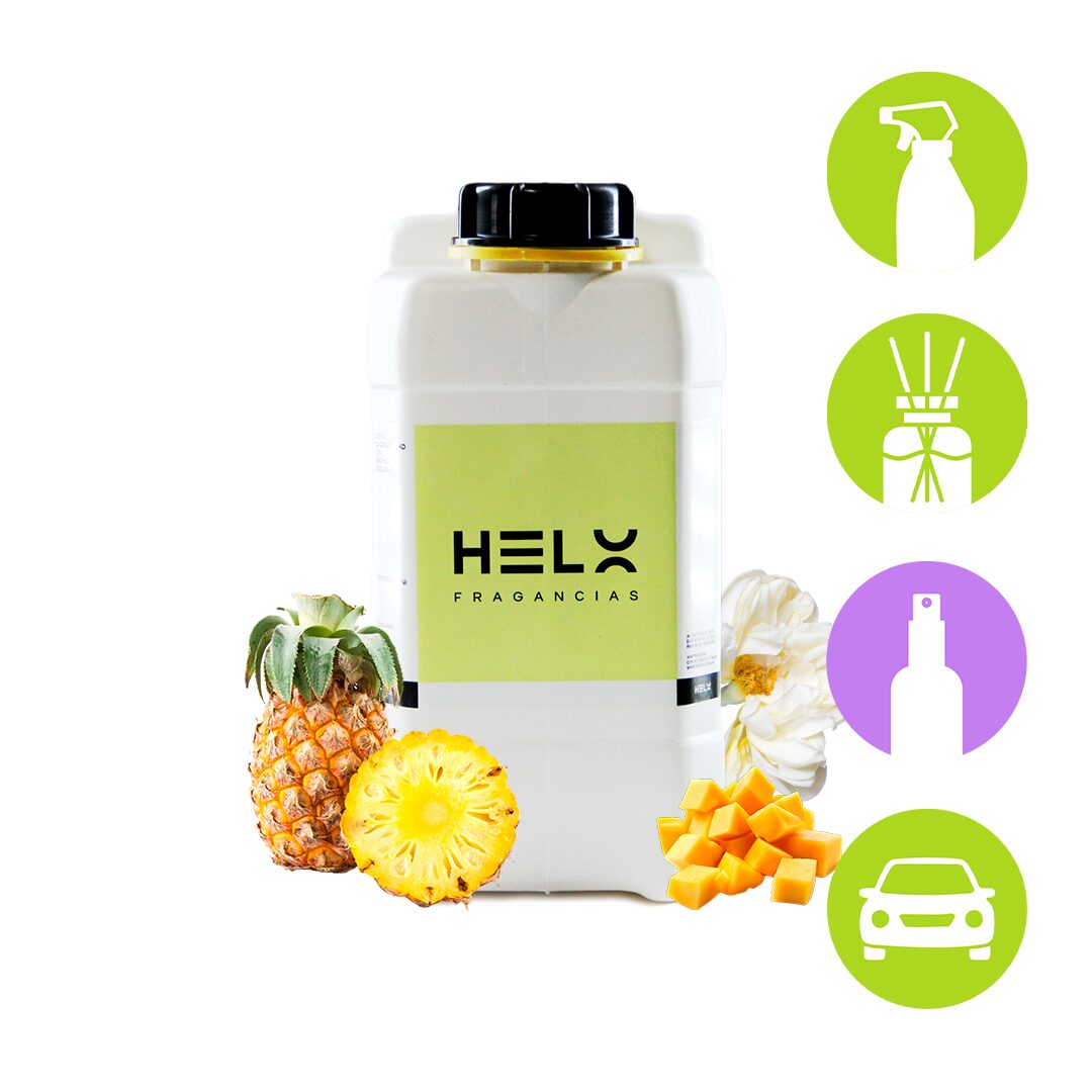 perfumina aroma pomegranate y mango en envase 5 litros