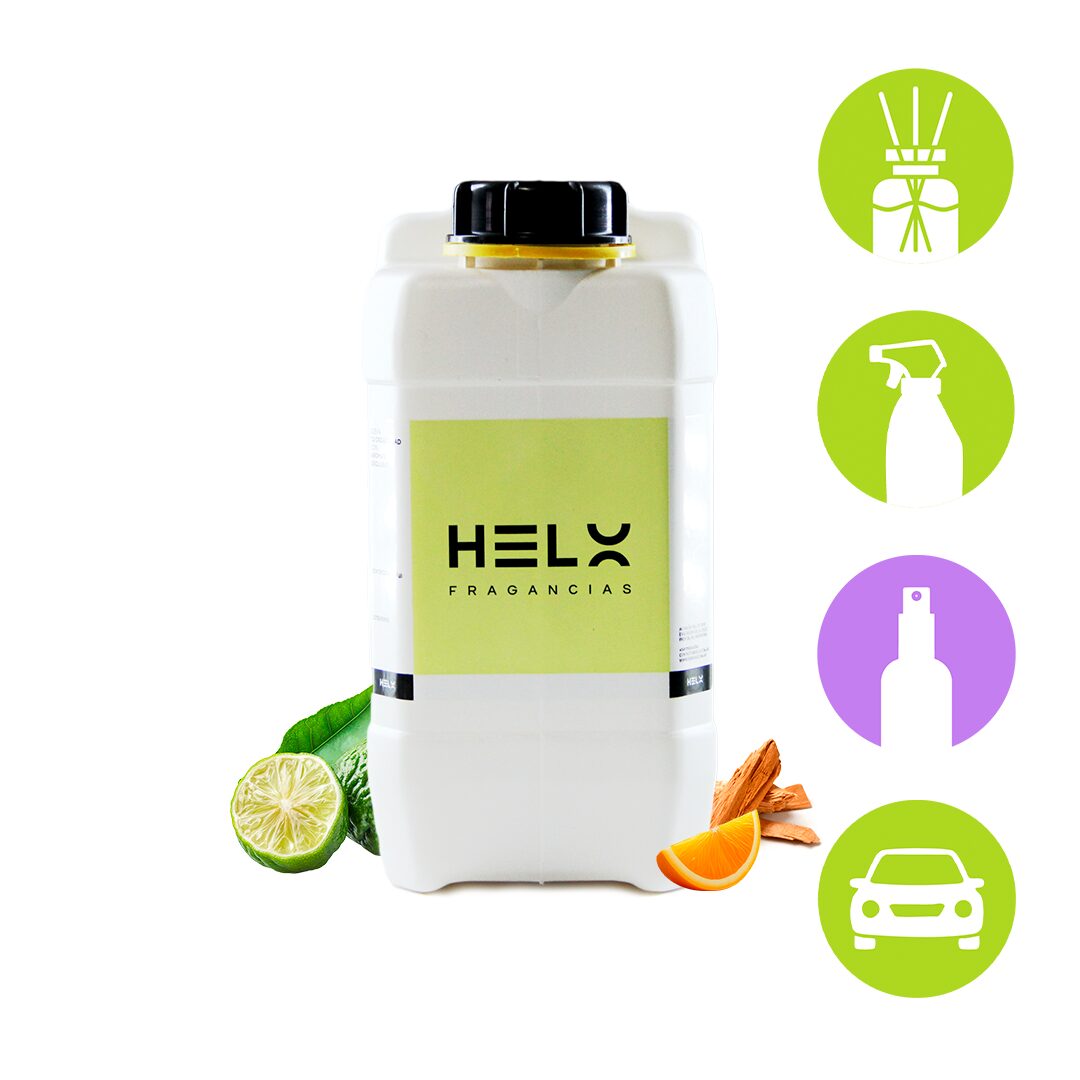 difusor aroma sandalwood y bergamota en envase de 5 litros